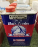 5 partial cans of various Black Powder
