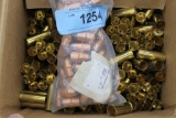 box of 45 cal Bullets & 45 Colt Brass