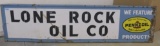 Pennzoil Loan Rock Oil Co 8 ft x2 ft Metal Sign