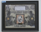 NRA Jesse James Bullet framed Print