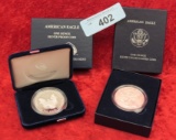 2012 & 2008 American Eagle Silver Proofs