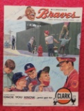 Autographed 1960 Milwaukee Braves Program