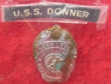 USS Donner Deck Master Badge & Patch