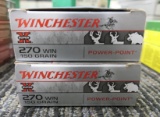 40 rds of Winchester 270 factory ammo