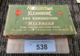 40 rds of mixed 244 REM ammo