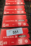 400 rds of Federal 45 ACP ammo