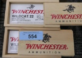 2 Bricks of Winchester 22 Wildcat ammo