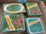 4 full Remington Collector 22 cal Tins