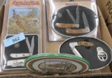 3 Remington Collector Knives Sets