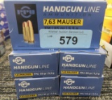 250 rds of 7.63 Mauser ammo