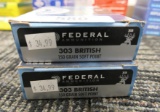 40 rds of 303 British factory ammo