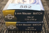 40 rds of 8mm Mauser Match ammo