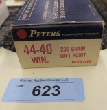 50 rds of Peters 44-40 ammo