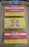 3 boxes of full Vintage Winchester Western Ammo