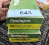 40 rds of 30 REM factory ammo