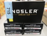 100 rds of Nosler Trophy Grade 308 ammo