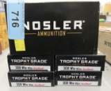 100 rds of Nosler Trophy Grade 308 ammo