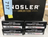 100 rds of Nosler Trophy Grade 308 ammo