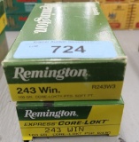 36 rds of 243 cal ammo