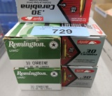 approx 205 rds of mixed Remington 30 Carbine ammo