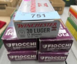 250 rds of 30 cal Luger ammo