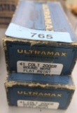 100 rds of UltraMax 41 Colt ammo