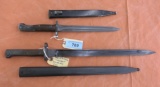 Pair of Belgium FN49 Long & Short Bayonets