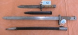 Italian & Spanish Bayonet pair