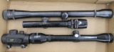 Weaver K10 Rifle Scope plus 3 other scopes