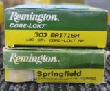 20 rds 303 British & 20 rds of 30-06 Springfield