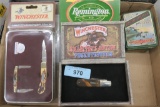 Winchester & Remington Collector Tins & Knives