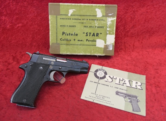 Star Model BM 9mm Luger Pistol