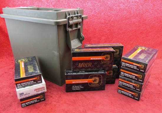 lot of 240 ct of 308 Match Grade Factory Ammo