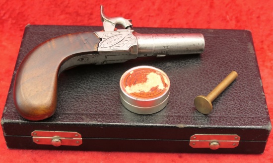 Antique D. Egg Screw Bbl Percussion Pistol