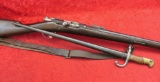 Antique French 1874 Grass Military Rifle & Bayonet