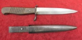 German Fighting Knife & Scabbard