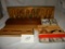Clarsons Pipe; 3 Cribbage Boards; Small Wood Pins (1 Missing).