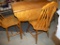 Maple Drop Leaf Table W/4chairs.