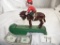 Toy Mechanical Bank=latway Old Spinster Mule