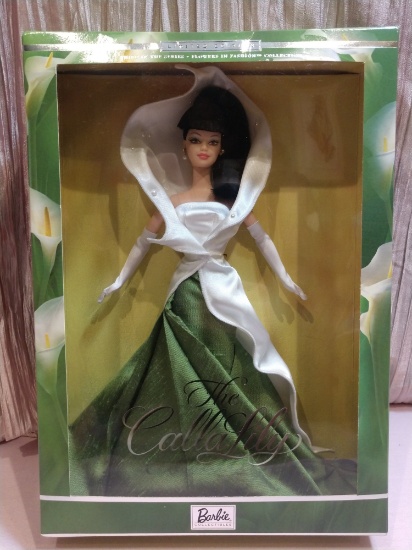 Nib! The Callalily Barbie Flowers In Fashion Limited Edition 3rd In Series Collection