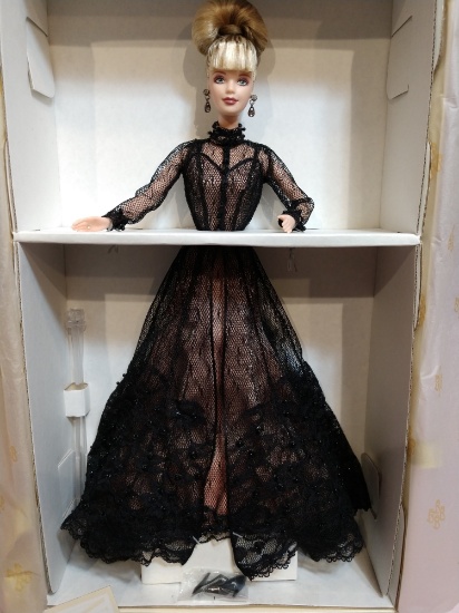 1998 Ltd Ed Designer Nolan Miller "sheer Illusion" Barbie Couture Collection