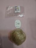 Brand New In Box & Bag! Size 7-8 In Korean Tagged Boys Blond Mohair Wig For Bjd!