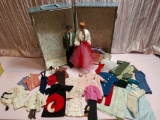 1960s Vintage Titan Redhead Ponlytail Barbie & Ken Both Huge Lot Of Tagged Vintage Clothing!