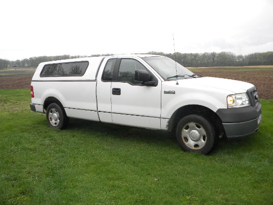 Ford F-150 Xl, 2005, Topper, Vin 1ftrf12w25na31936, Power Steering Needs Re