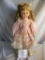 Porcelain Doll, w/Shoes & Stand, 16