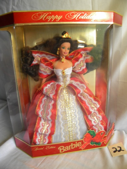 Barbie = "Special Holiday Edition-1987 edition, by Mattel #17832, 12"H, Ori  | Art, Antiques & Collectibles Toys & Hobbies Dolls Barbie Contemporary  (1973 - Now) | Auctions Online | Proxibid