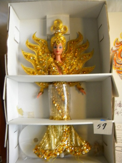 Barbie- "Goddess of the Sun", by Mattel # 14056, 15"H, Original Box.