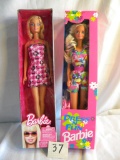 Barbie- Pair, Mattel #R4182 and #10776, 