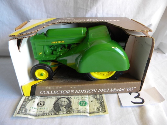 John Deere Model 60 Orchard Tractor, Usa Ertl, 1/16 Scale, #5679, Blue Prin