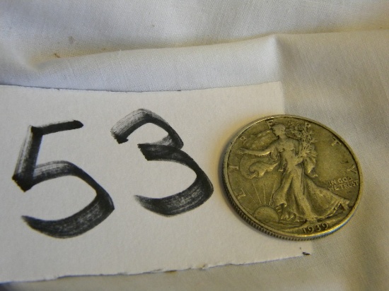 1939, Walking Libety Half Dollar